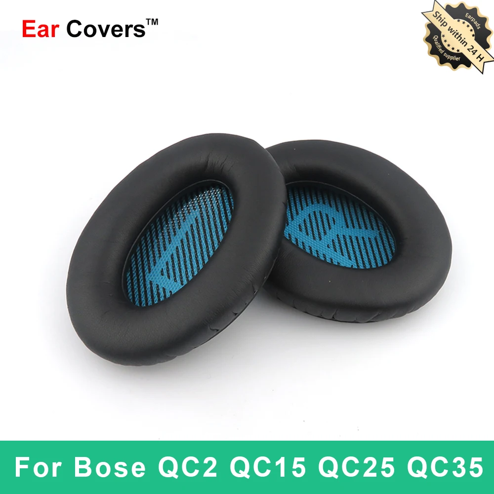 

Ear Pads For Bose QC25 QC35 QC15 QC2 Headphone Earpads Replacement Headset Ear Pad PU Leather Sponge Foam