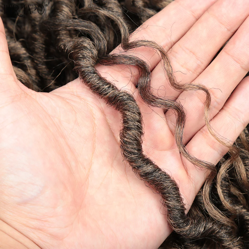 14 18 дюймов косички богини Locs натуральные синтетические волосы для наращивания