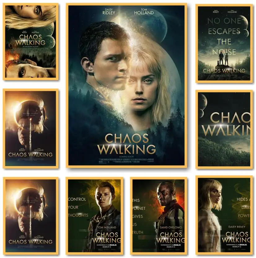 

Chaos Walking Movie Posters For Home Room Bar Art Wall Stickers