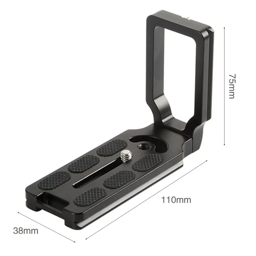 

UniversaI MPU-105 Quick Release Plates MPU-105 L Shape Plate Bracket Aluminum L-plate with One-quarter Screw Tripods ACEHE