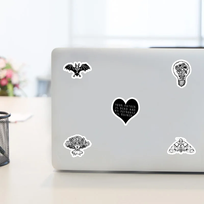 Наклейки для ноутбука ужасы аниме наклейки на телефон багаж скейтборд наклейка