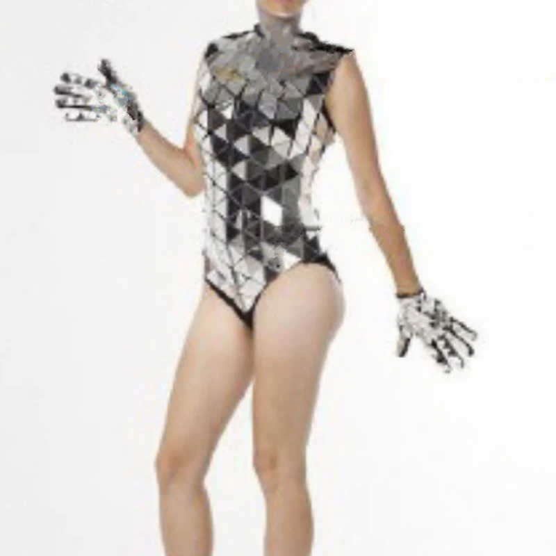 Обувь для ночного клуба зеркало комбинезон женский GOGO танцевальный костюм