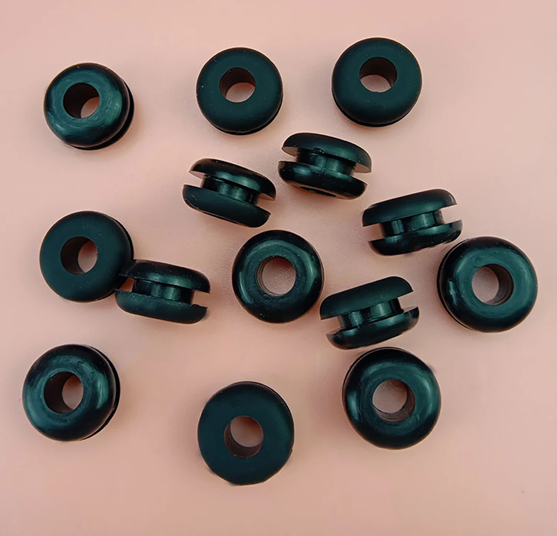 

1Pcs Black 8.8mm Silicone Rubber Caps Plug Gasket Protect Caps Double-sided Guard Coil Seal Stopper