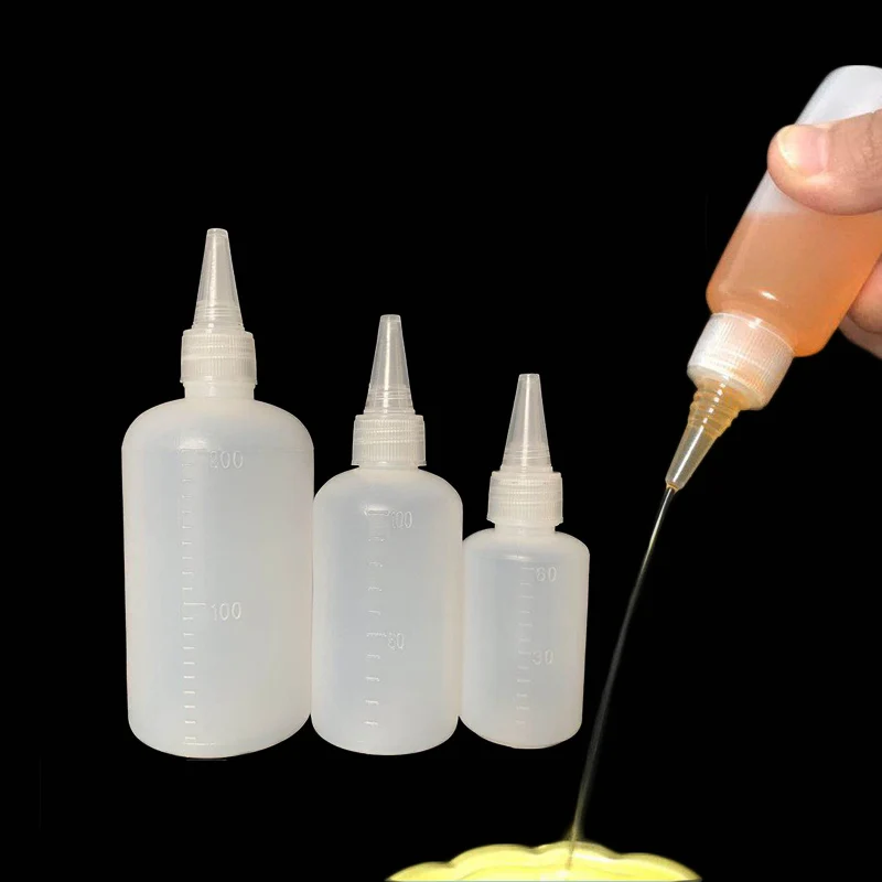 

10 шт., пластиковые бутылочки-капельницы для жидкого масла, 30/60/100 мл