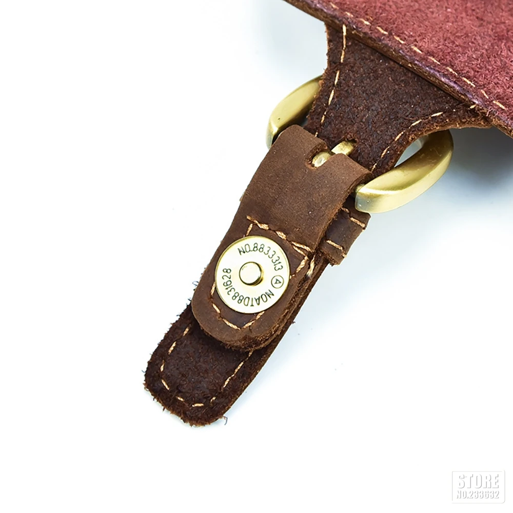 Мотоциклетная сумка из коровьей кожи для мужчин миниатюрная Винтажная сумочка