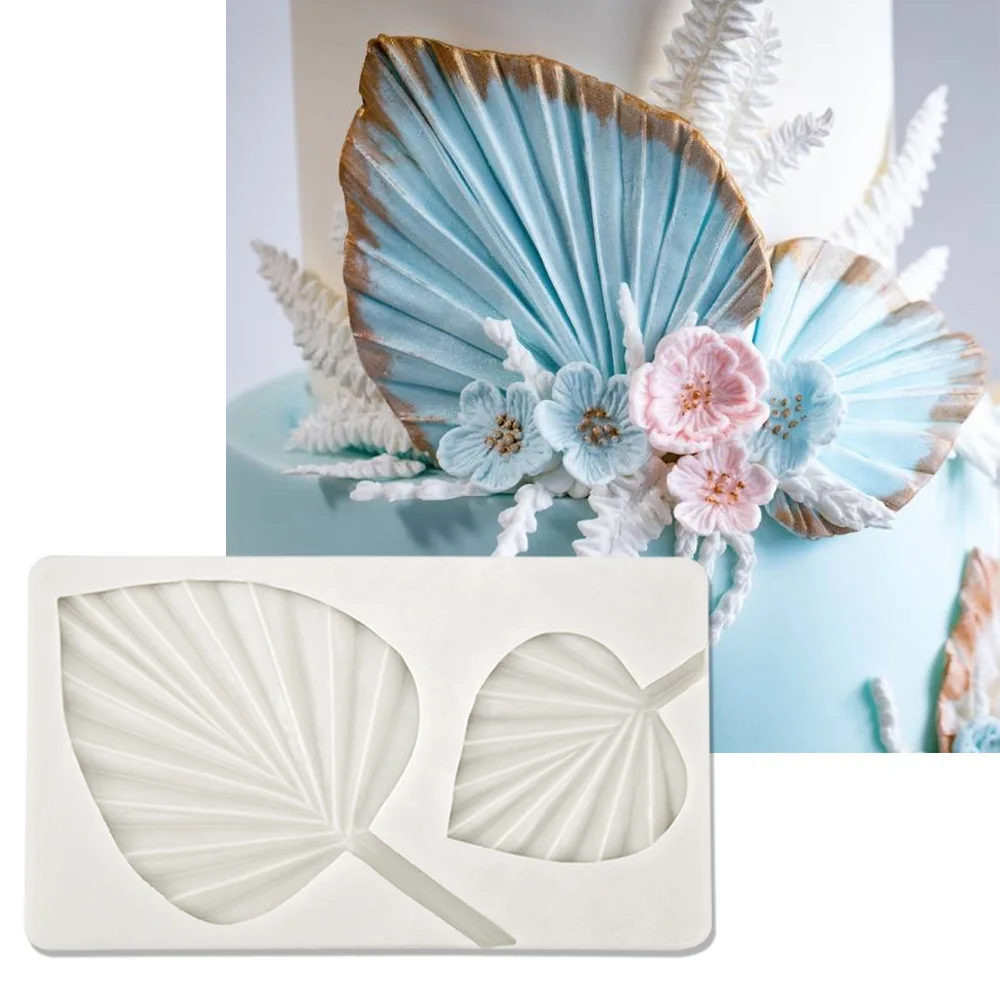

Palm Spear Mold Silicone Fondant Cookie Moulds Leaf Shape Cake Decorating Tools Plaster Soap Diy Resin Candle Polymer Clay Molds