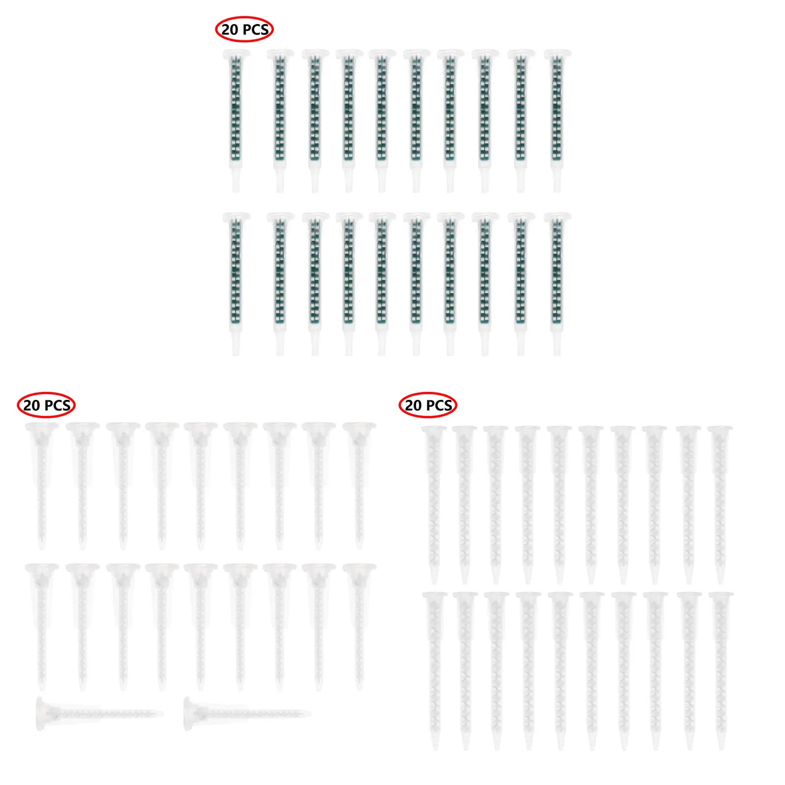 20 AB Клей статический смеситель быстро смешивающие трубки портативный маленький