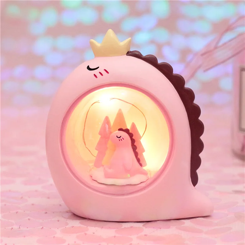 Светодиодный милый мультяшный динозавр ночник светильник для детской комнаты