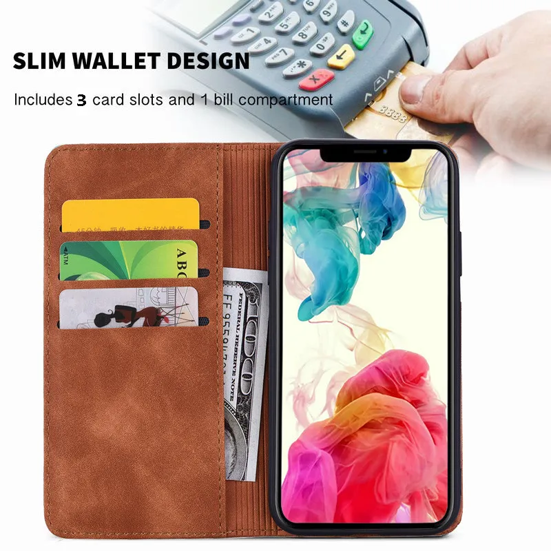Чехол для iphone 11 Pro X XR XS Max Fundas кожаный чехол для iphone 6 7 8 6s Plus роскошный флип-бумажник с отделением для карт