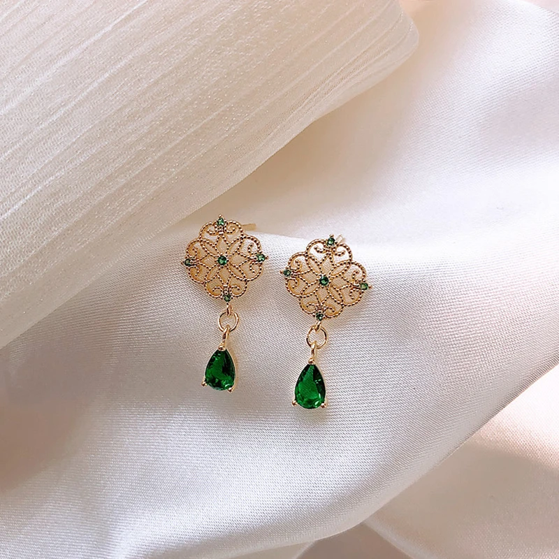 Женские длинные серьги подвески в виде леса|Серьги-подвески| |