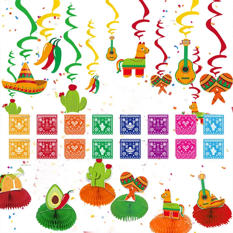 Украшение для вечевечерние НКИ в мексиканском стиле карнавал очереди
