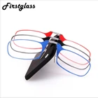 Очки для чтения PANDER 2019 с клипсой для носа, компактные женскиемужские, для дальнозоркости, из поликарбоната, черные прозрачные, 1,5 2,0