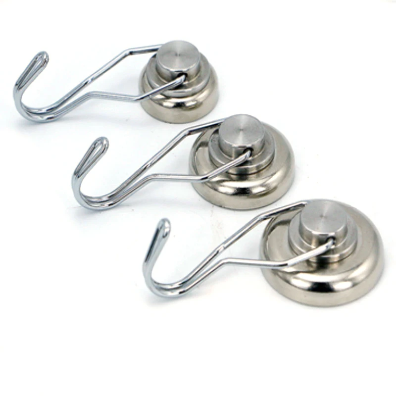 Strong Magnet Hooks Magnetic Neodymium Hook For Home Kitchen Workplace Office And Garage Multi | Дом и сад