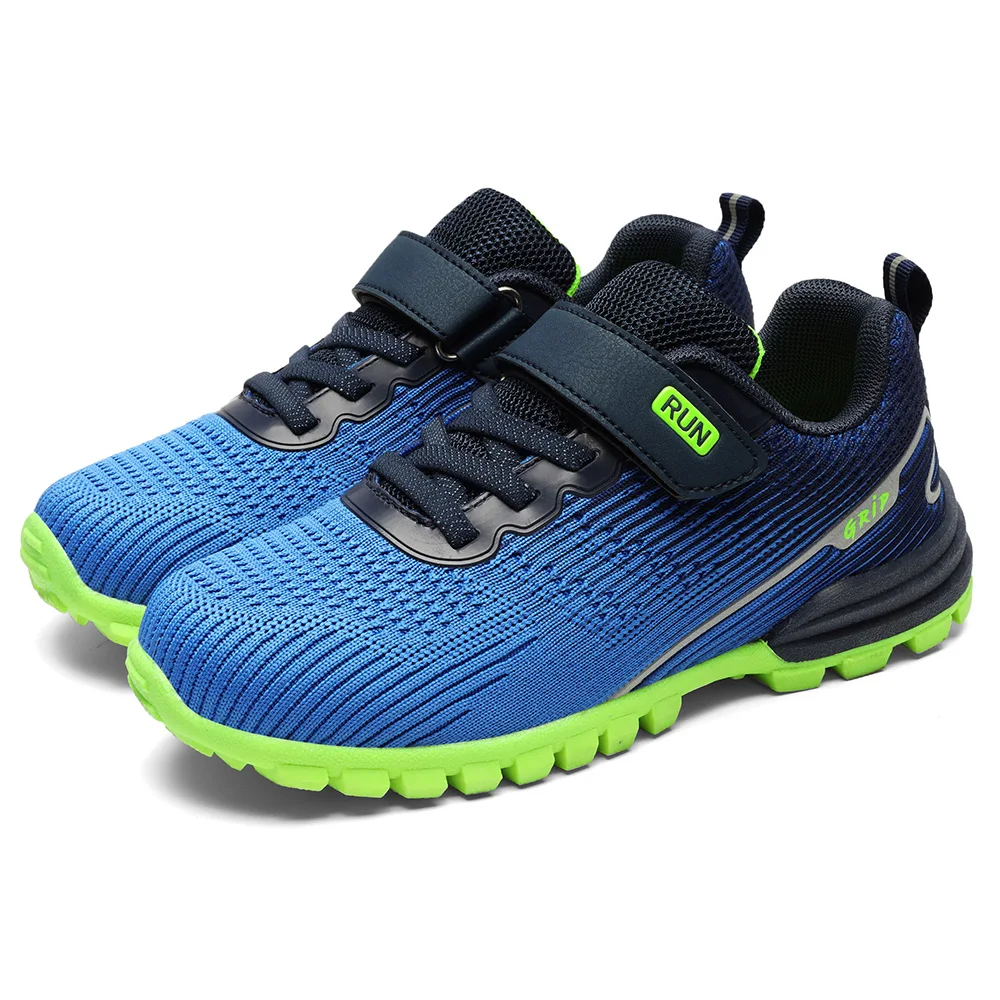 Kids Sneaker Boys Girls Hiking Shoes Mesh Knit Low Top High Quality Outdoor Trekking Walking Climbing Running Tennis Shoes