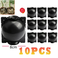 10pcs 8cm plant rooting ball high altitude pressure branch plant grafting seed case container nursery box garden root tools