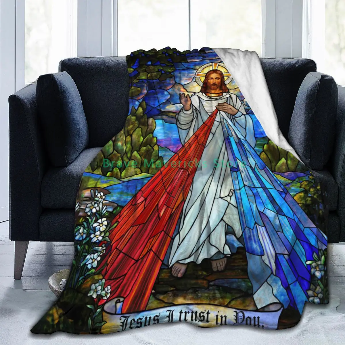 

Christian New 3D Personality Printed Flannel Blanket Sheet Bedding Soft Blanket Bed Cover Home Textile Decoration