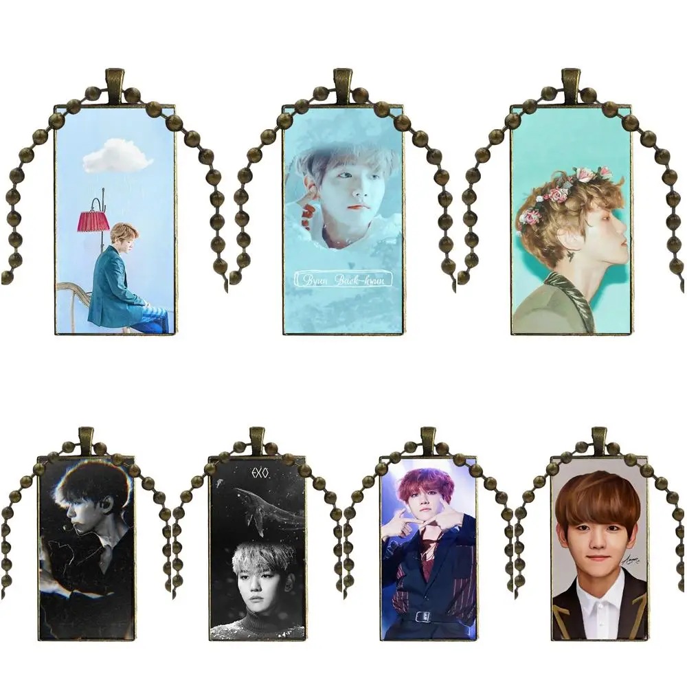 Для свадьбы стекло кабошон чокер кулон прямоугольное ожерелье бронзового цвета