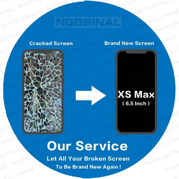 Обновление обновления ремонт услуги для iPhone X XR Xs Max 11 12 Pro сломанное стекло ЖК