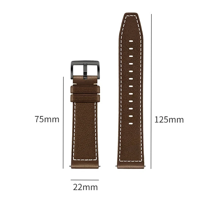 Original leather strap For Huawei watch GT3 46mm Honor Magic watch band For Huawei GT 42mm GT2 pro 22mm watchband Belt Wristband