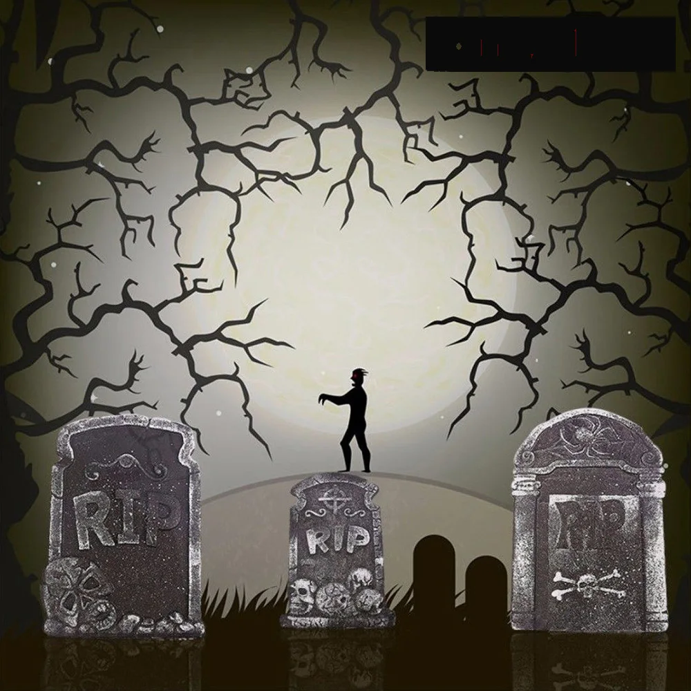 DIY декоративные надгробия Хэллоуин реквизиты дом с привидениями открытый Крытый