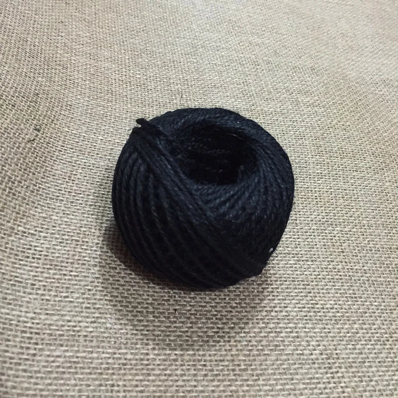 1 шт. джутовый шпагат из пеньковой веревки шнур мешковины натурального волокна