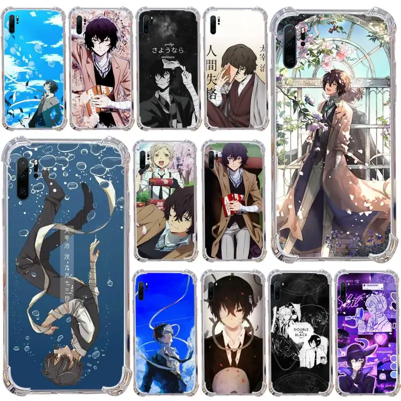 

Japan anime bungou stray dogs Daza Phone Case Transparent Clear For Samsung Galaxy A71 A21s S8 S9 S10 plus note 20 ultra