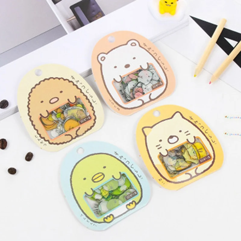 

50 Pcs/pack Cute Animals Diary Label Stickers Decorative Stationery Stickers Scrapbooking DIY Stickers