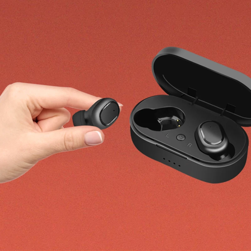 M1HIFI TWS Bluetooth наушники IPX6 водонепроницаемые V5.0 наушники беспроводные наушники для Andorid Ios с зарядной коробкой 350 мАч noise canceling headphone draadloze oordopjes ecouteur bluetooth sans fil fone de ouv
