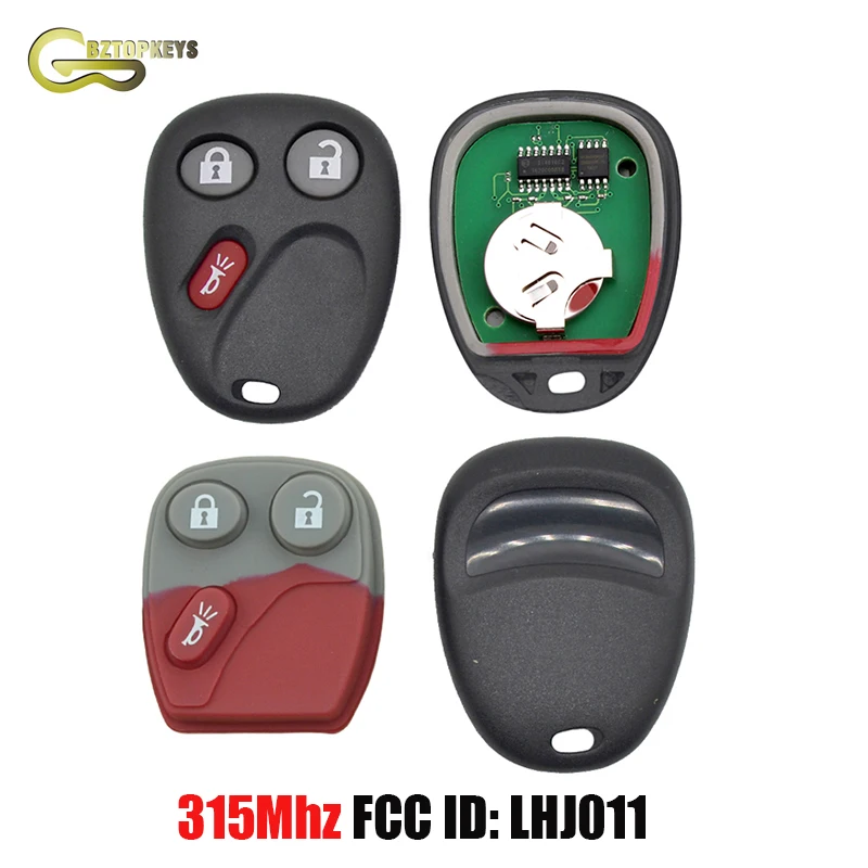 Дистанционный брелок C0100 с 3 кнопками 315 МГц LHJ011 для Chevrolet Cadillac Escalade GM Hummer Pontiac