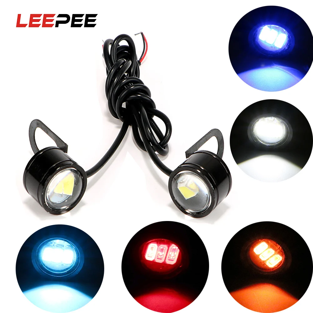 LEEPEE светодиодный мотоцикл Противотуманные фары глаз орла лампа супер яркий DRL