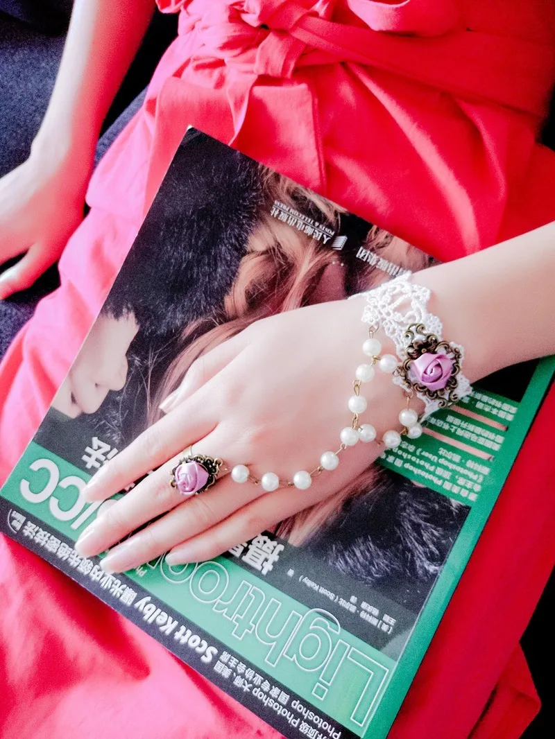 Дропшиппинг сервис поддерживается Модный женский кружевной браслет Креативный