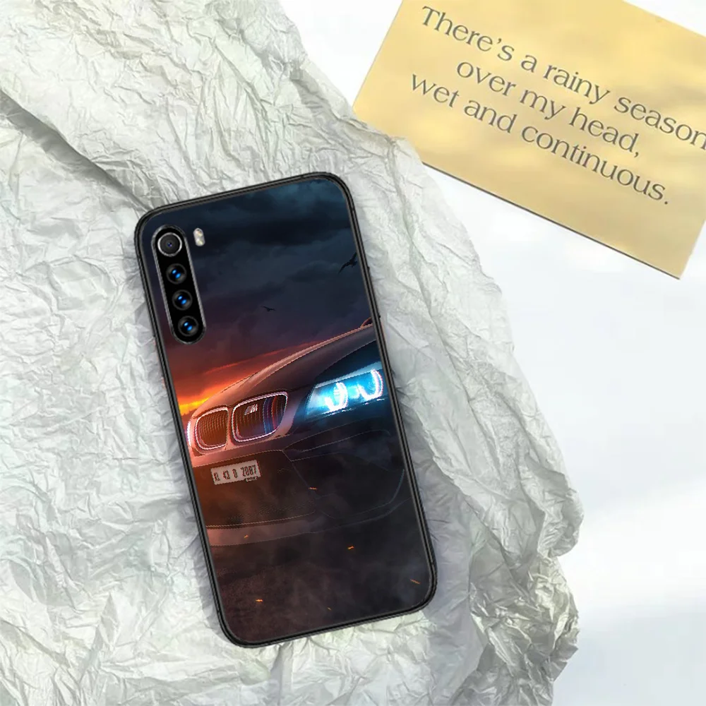 

Bmw Blue Red Sport Car Phone Case For XIAOMI Redmi Note 5 7 8 T 9 6A 7A 8A 9S K 20 30 Pro black Shell Painting Hoesjes Soft