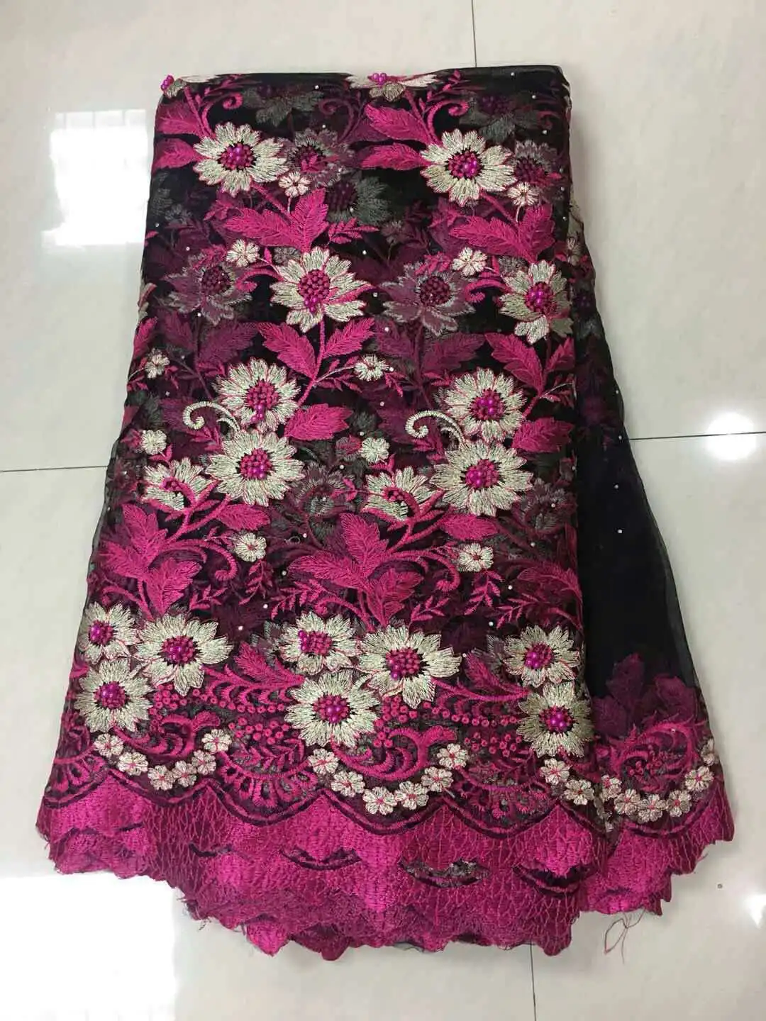 Африканская кружевная ткань 2020 нигерийские кружева с вышивкой свадебная