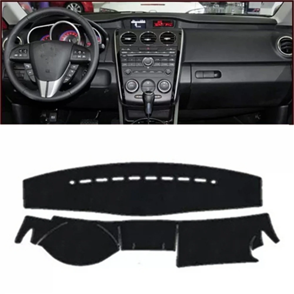 

SJ Luxurious Soft Custom Fit Anti-Slip Car Inner Auto Dashboard Cover Pad Sun Shade Dash Board Mat For MAZDA CX7 CX-7 2010-2017