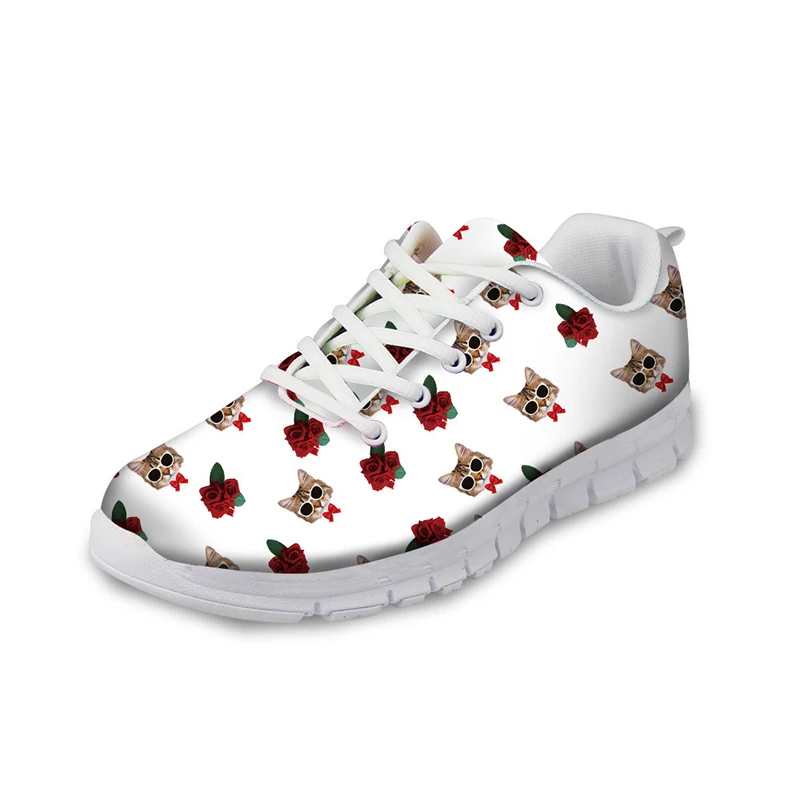 

Fashion Nurse Doctor Women Walking Shoes Sneakers Casual Shoe Print Slip On Light Cartoon Cute Kitten Sport Trainning