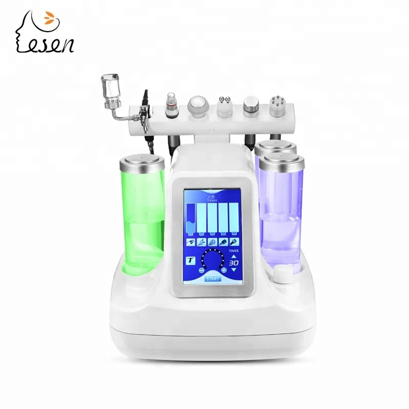 

Portable Small Bubble Oxygen Water Injection Facial Cleaning Beauty Device Hot Selling 6 In1