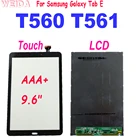 ЖК-дисплей AAA + 9,6 дюйма для Samsung Galaxy Tab E SM-T560 T560 T561 или Сенсорная панель дигитайзер для Samsung T560 сенсорный ЖК-дисплей