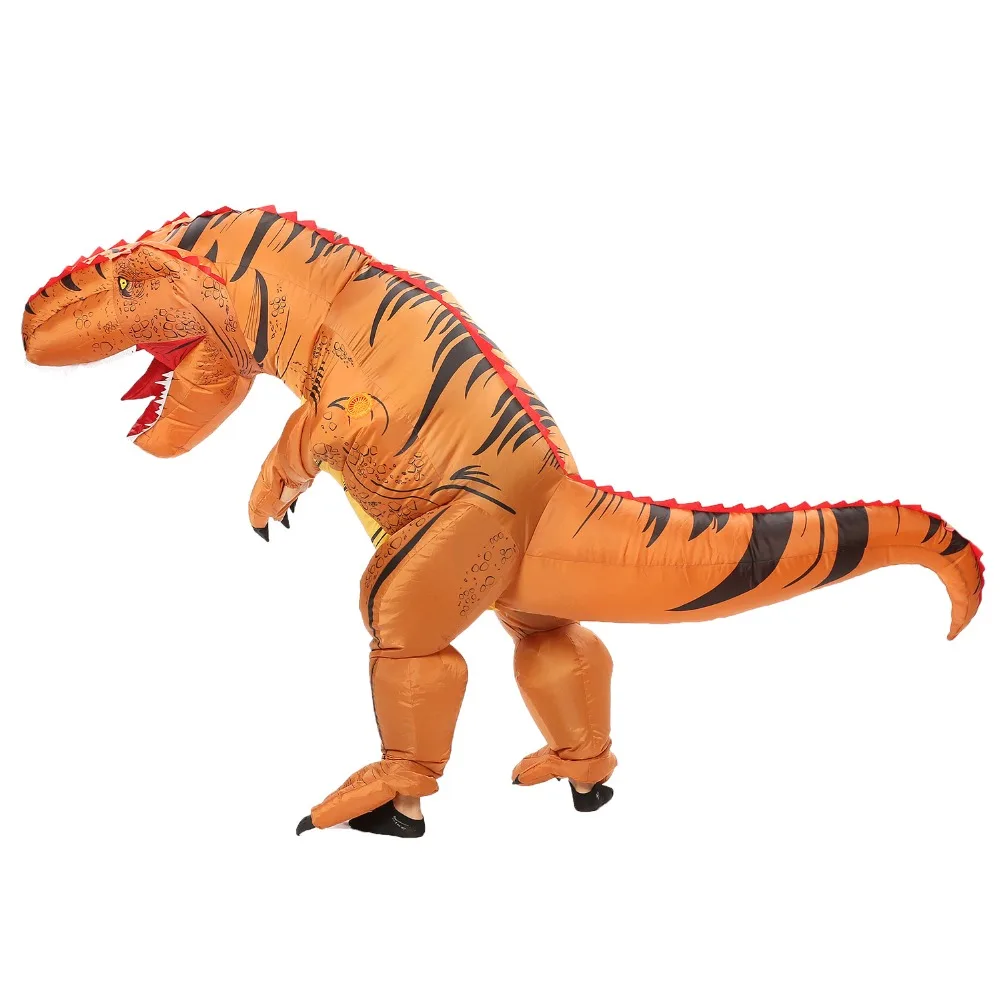 JYZCOS надувной T-REX костюм динозавра Косплей костюмы на Хэллоуин для женщин мужчин детей Disfraces взрослых