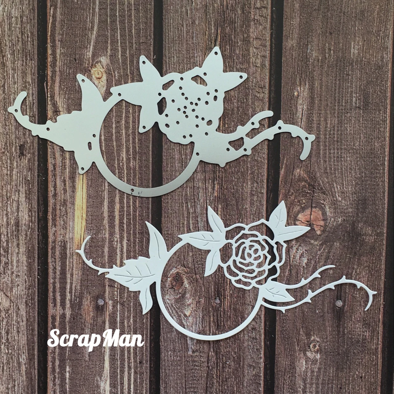 

Металлический режущий узор в виде цветка для скрапбукинга