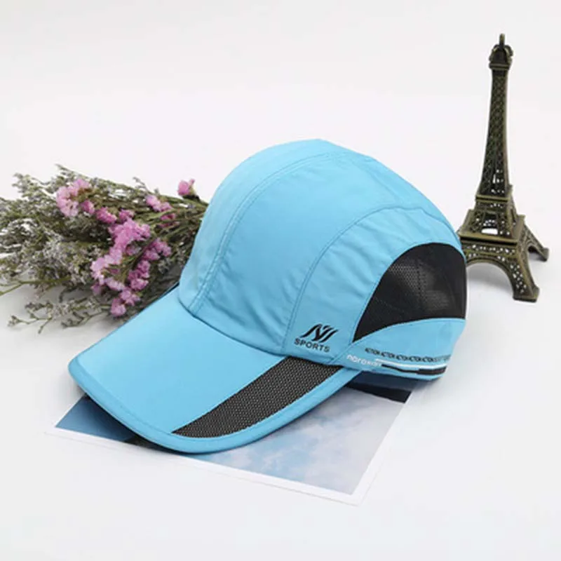 Бейсболка Мужская быстросохнущая тонкая дышащая сетчатая летняя Спортивная