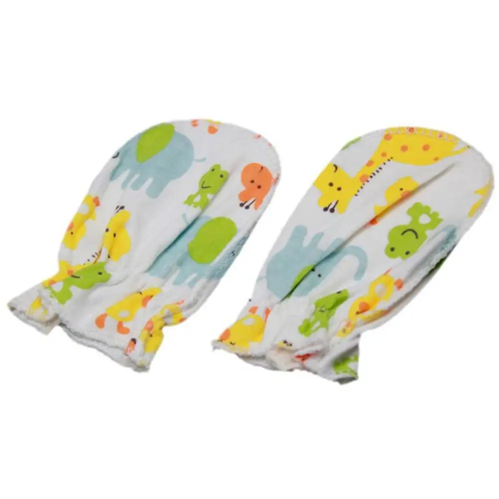 100% хлопок детская невыпадающая соска царапин перчатки для новорожденных зимние