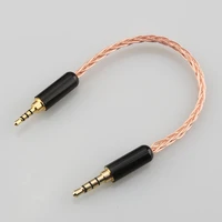 audiocrast copper 2 5mm 4poles to 3 5mm 4poles aux audio cable p99 p01 car audio extension cable hifi