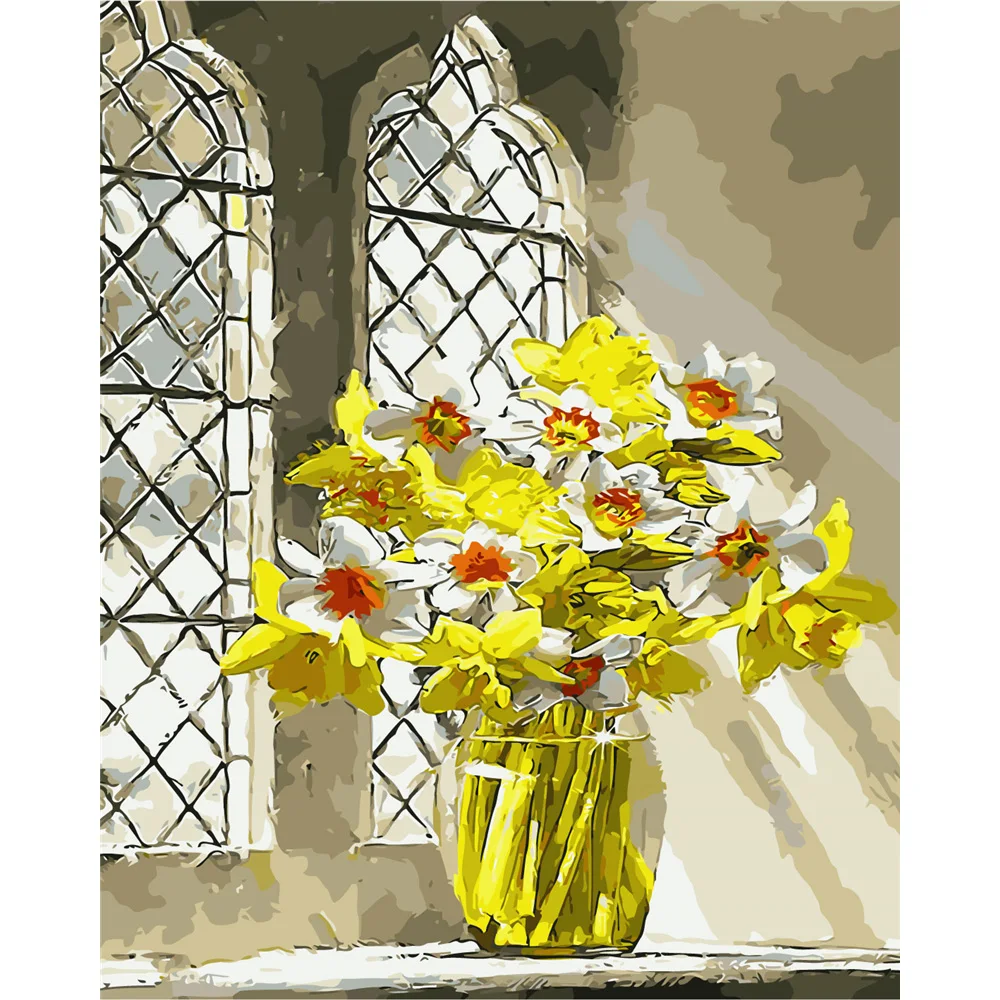 

Canvas painting, flowers, living room decorative painting, modern style