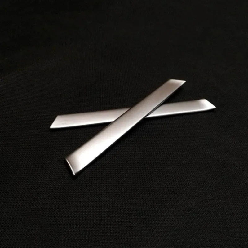 

ABS Matte For Toyota Highlander Kluger 2014-2019 Car middle air conditioner outlet strip Frame Panel Cover Trim Car Styling 2pcs