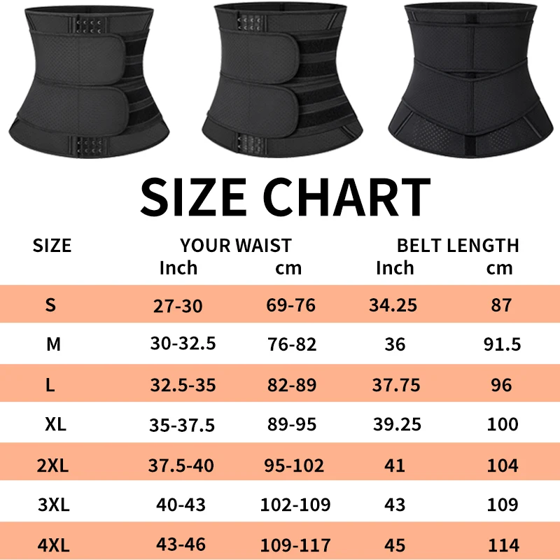 Женский тренировочный корсет неопреновый с регулируемыми двойными лямками пояс