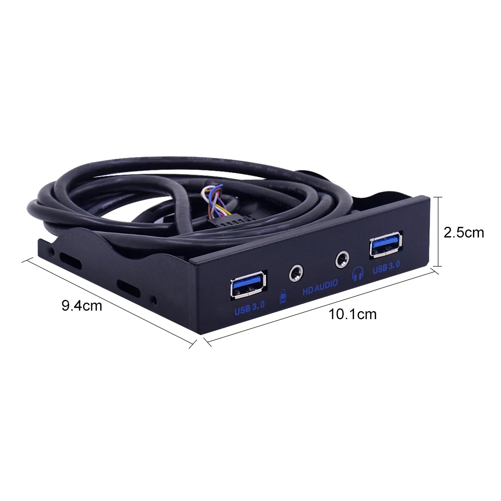 CHIPAL 20 контактный 4 портовый USB 3 0 концентратор ПК Передняя панель кронштейн HD