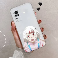 juzo suzuya tokyo ghouls anime phone case transparent for vivo v y iqoo 3 15 17 19 5 70 51 52 30 20 s se