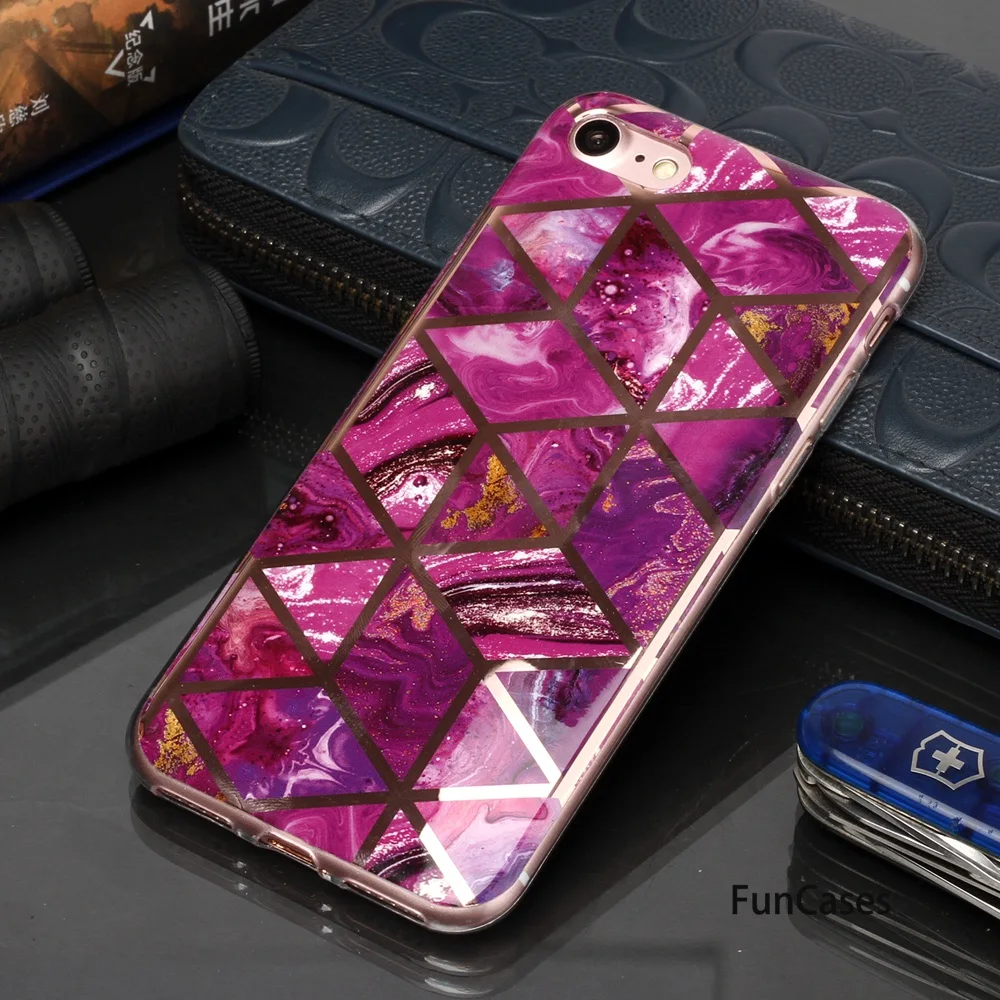 Защитные чехлы с покрытием для телефона etui iPhone 6 Plus Блестящий Мягкий силиконовый