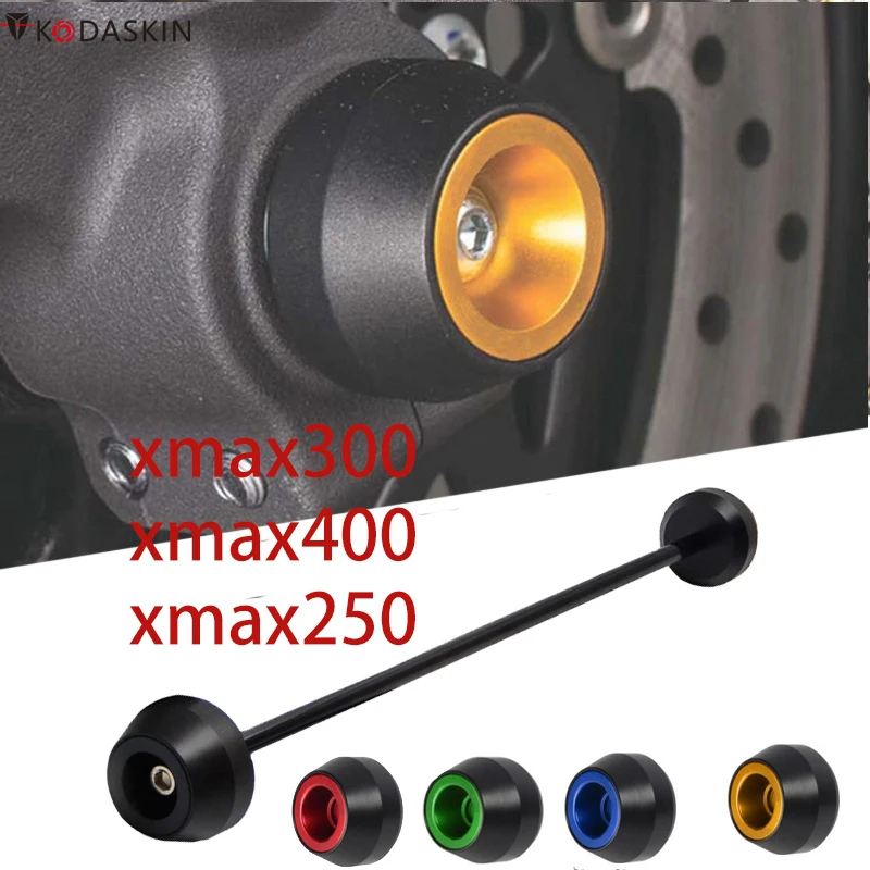 

Motorcycle Rear Axle sliders Fork wheel protection Crash pad kit for Yamaha xmax 300 400 250 x max 300 xmax300 accessories