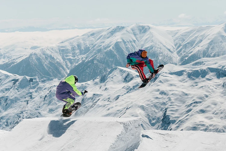 Новый Зимний лыжный костюм для женщин и мужчин теплая одежда куртка катания на